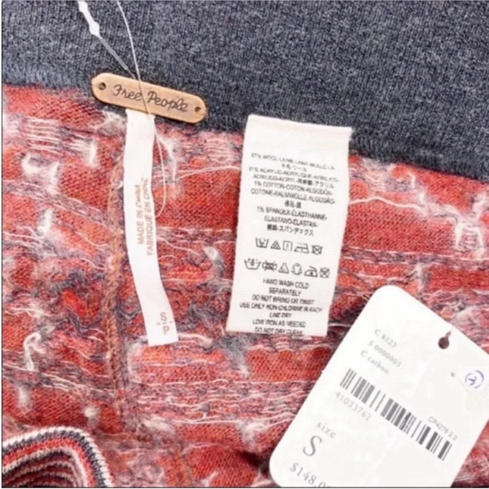 FREE PEOPLE carbon sweater jogger pants NEW